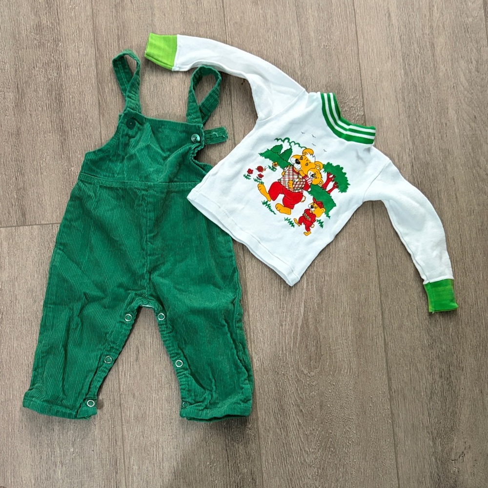 Vintage Overalls Set
